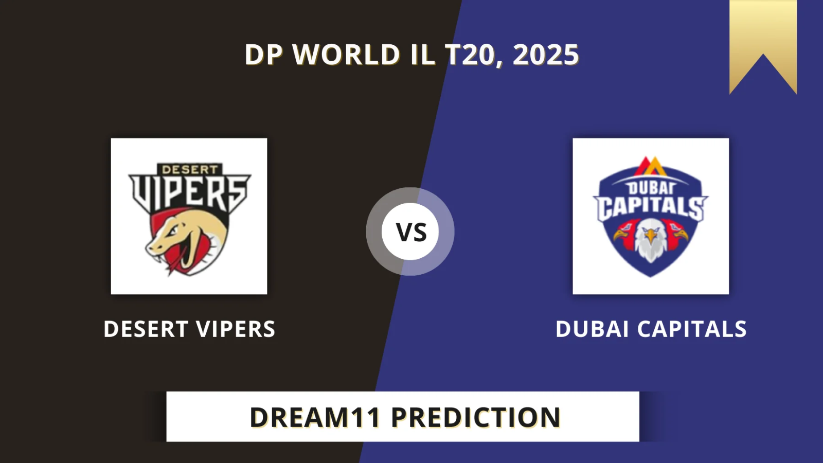 DP World ILT20 2025: Qualifier 1, DV vs DC Match Prediction – Who will win today’s DP World ILT20 match ?